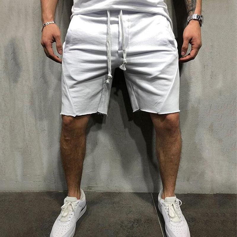 Men's Grey Gym Shorts – Athletic Summer Fitness Shorts