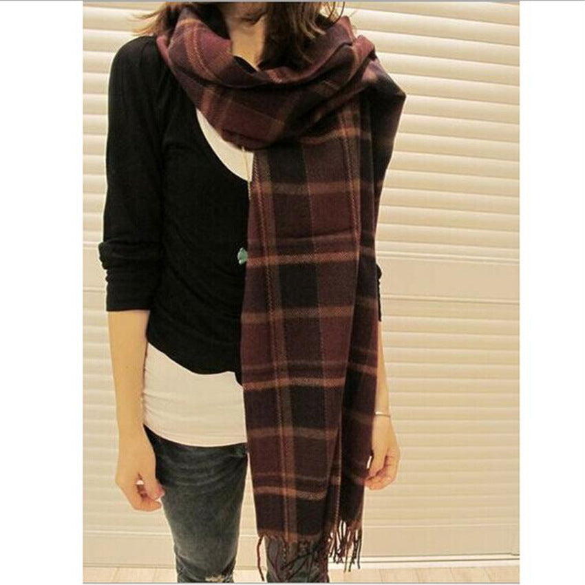 Damen Kaschmir Schal Elegant | Warmer Luxus Winter Schal
