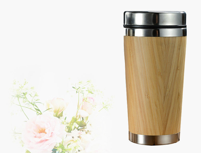 Bamboo Coffee Mug Premium - Sustainable To Go Cup