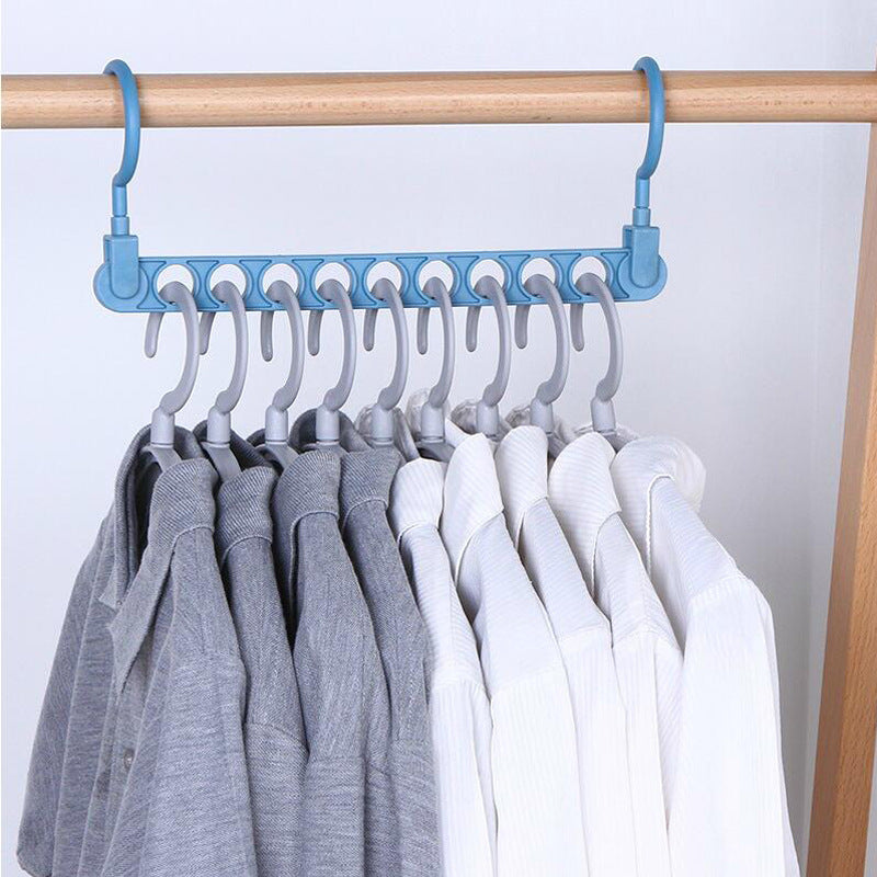 Clothes Hanger Organizer Space-Saving Wardrobe Organization System Clothing