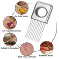 Onion Holder Stainless Steel | Vegetable Slicer Tomato Slicer Kitchen