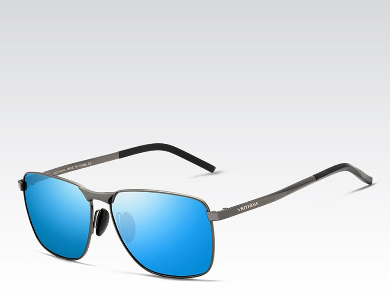 Polarisierte Sonnenbrille Herren | Eckig | Vollrahmen UV Schutz