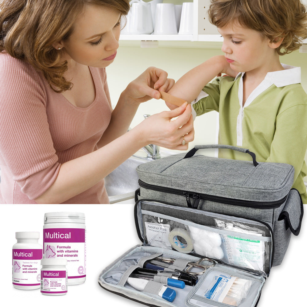 First Aid Box | Medicine Storage Emergency Home Travel