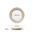 Ceramic Plate modern round | Breakfast Plate elegant Design
