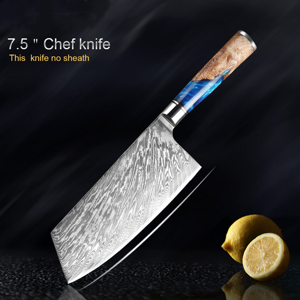Professional Kitchen Knife Set | Chef Knife Cleaver Stainless Steel