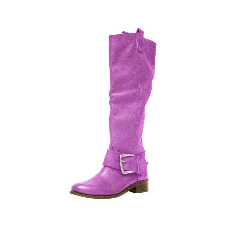 Damen Plus Size Boots | Elegante Stiefeletten mit Blockabsatz