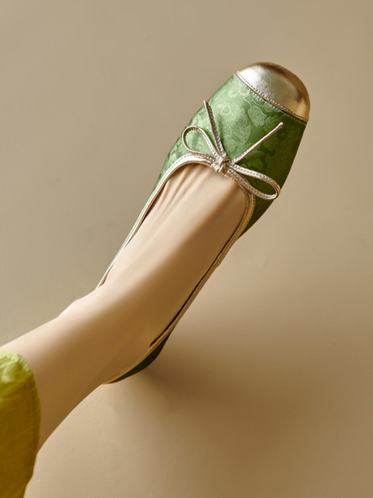 Damen Ballerinas mit Schleife | Komfort Flats Große Größen