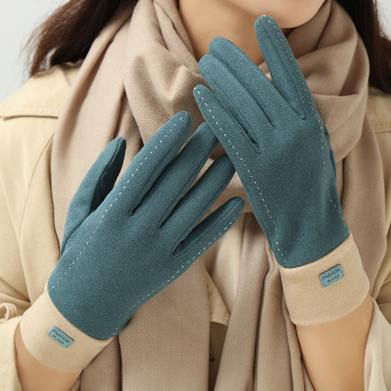 Damen Winter Touchscreen Handschuhe | Gefütterte Thermohandschuhe