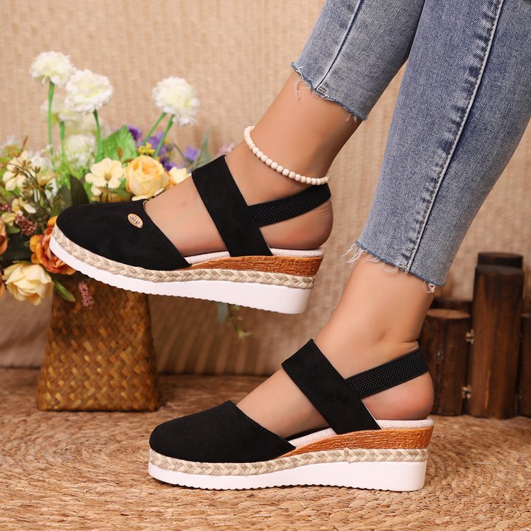 Women's Espadrille Wedge Sandals | Braided Summer Shoes