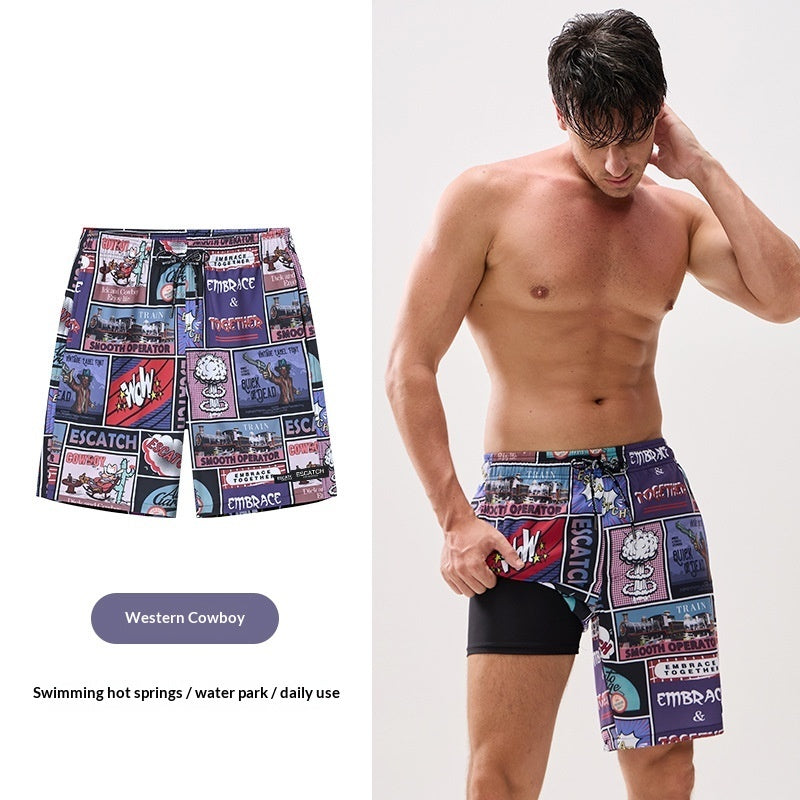 Partner Beach Shorts Quick Dry – Digital Print Summer Shorts