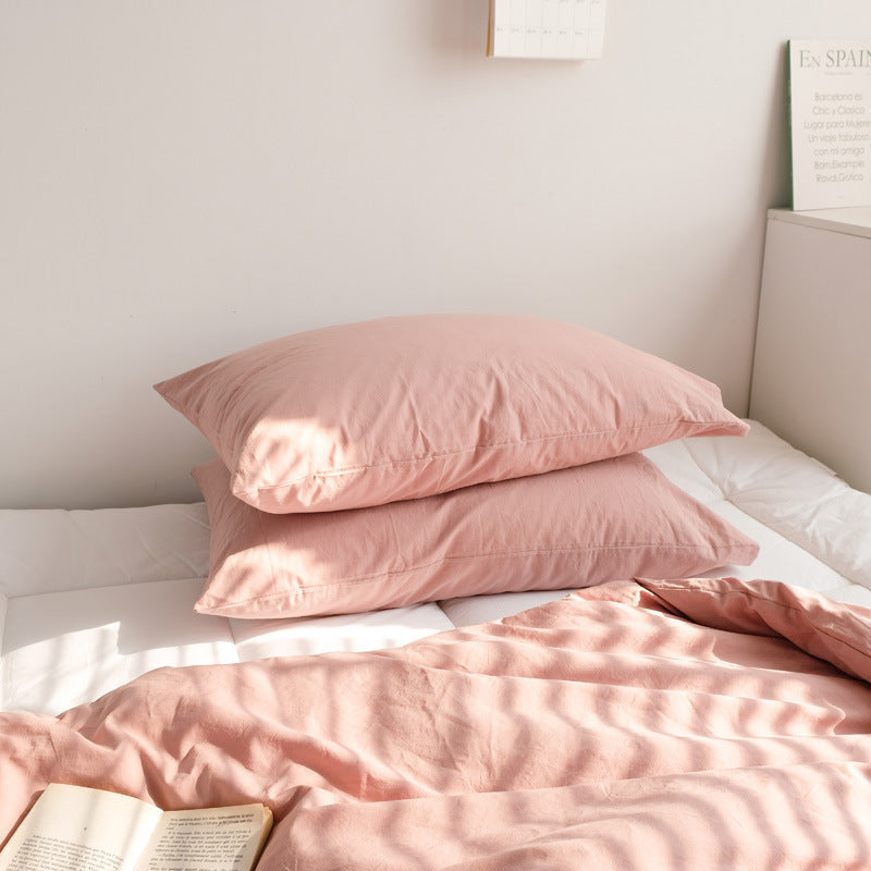Cotton duvet cover plain | soft breathable modern simple