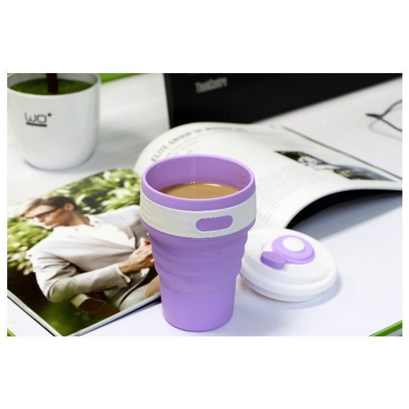 Foldable Silicone Travel Mug – BPA-Free Coffee To Go Mug