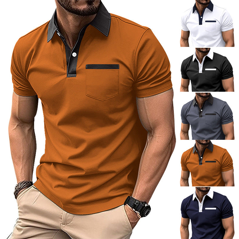 Men's Polo Shirt | Slim Fit Short Sleeve Collar Modern