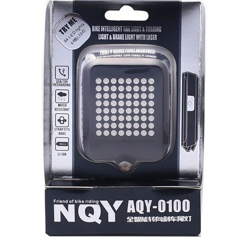 Smart Bike Light Set LED | Front & Rear Light USB Rechargeable Waterproof