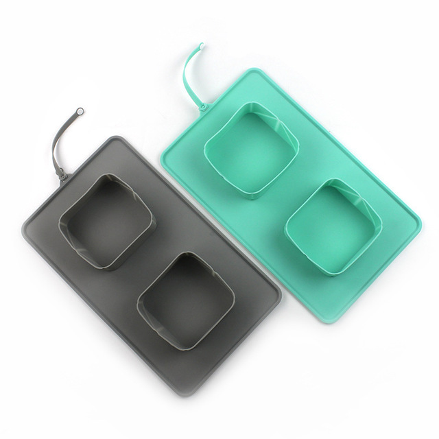 Foldable Dog Bowl | Silicone Travel Food Bowl Cat Dog
