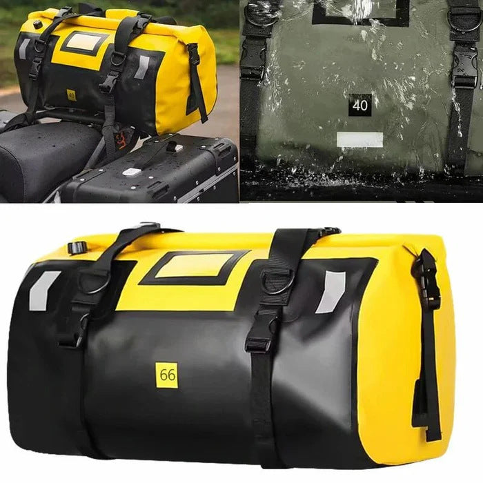 Motorcycle Luggage Bag Large Volume – Waterproof Rear Seat Travel Bag