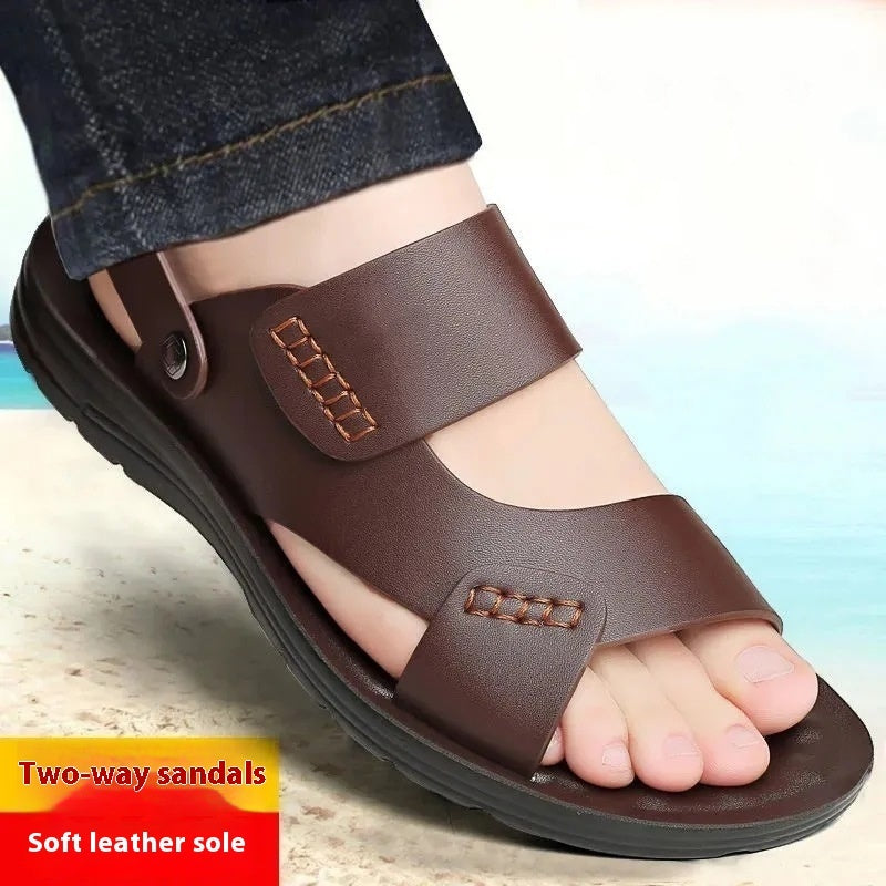Men's 2-in-1 Outdoor Sandals Platform Comfort Shoes