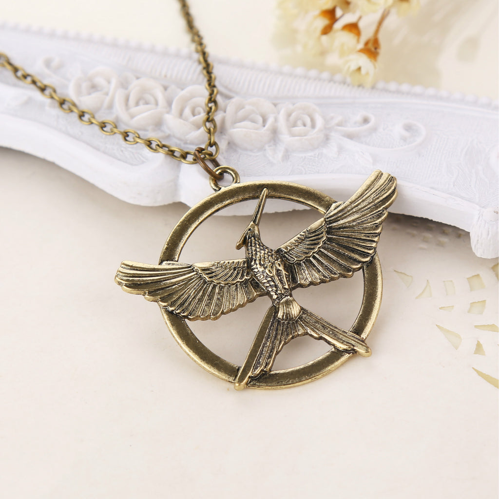 Mockingjay Vogel Halskette – Symbol für Freiheit, Stärke & Mut