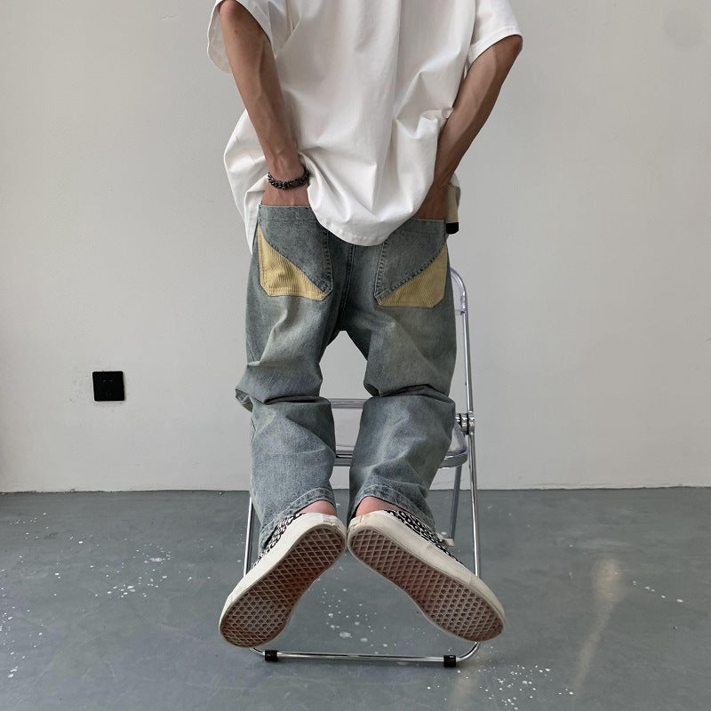 Men's Loose Fit Jeans Plus Size – Straight Leg Denim Pants