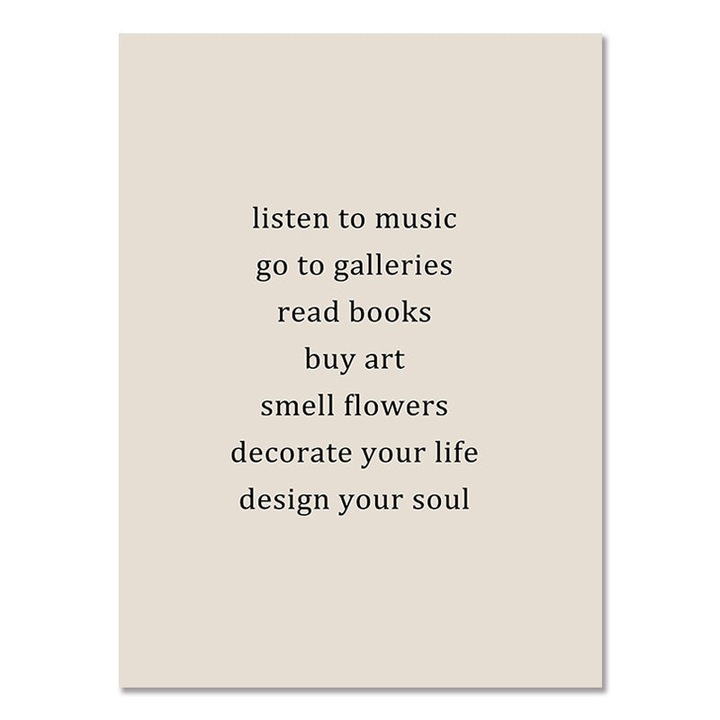 Boho abstract art poster | Buy modern wall art for living room