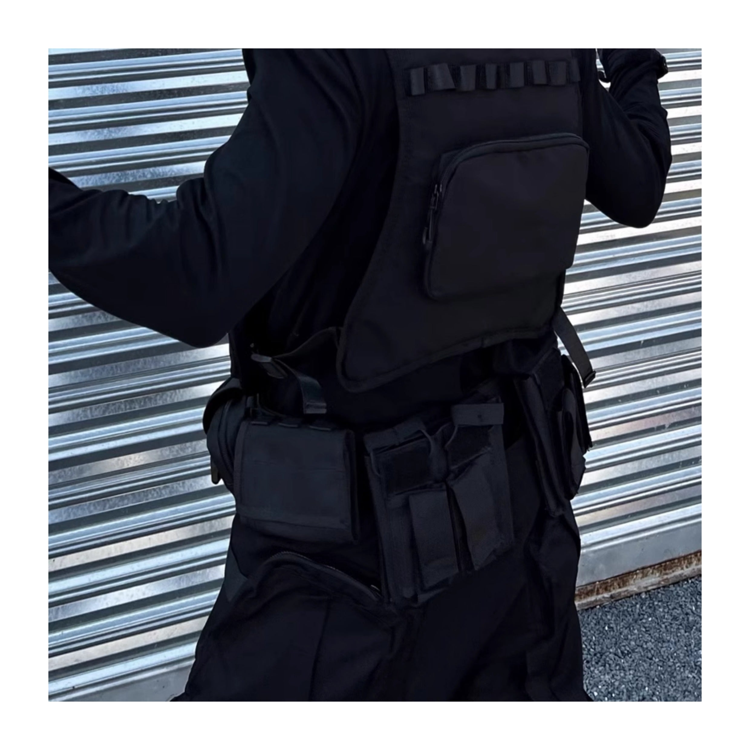 Tactical Belt with Pouch | Multifunctional Utility Belt for Men