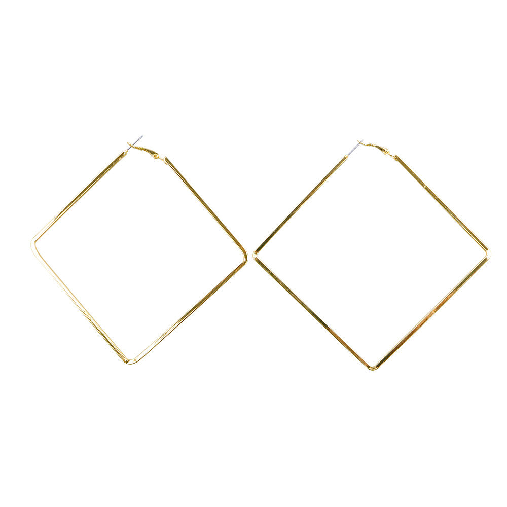 Geometrische Diamant-Look Ohrringe – Elegante Funkelnde Statement Ohrhänger
