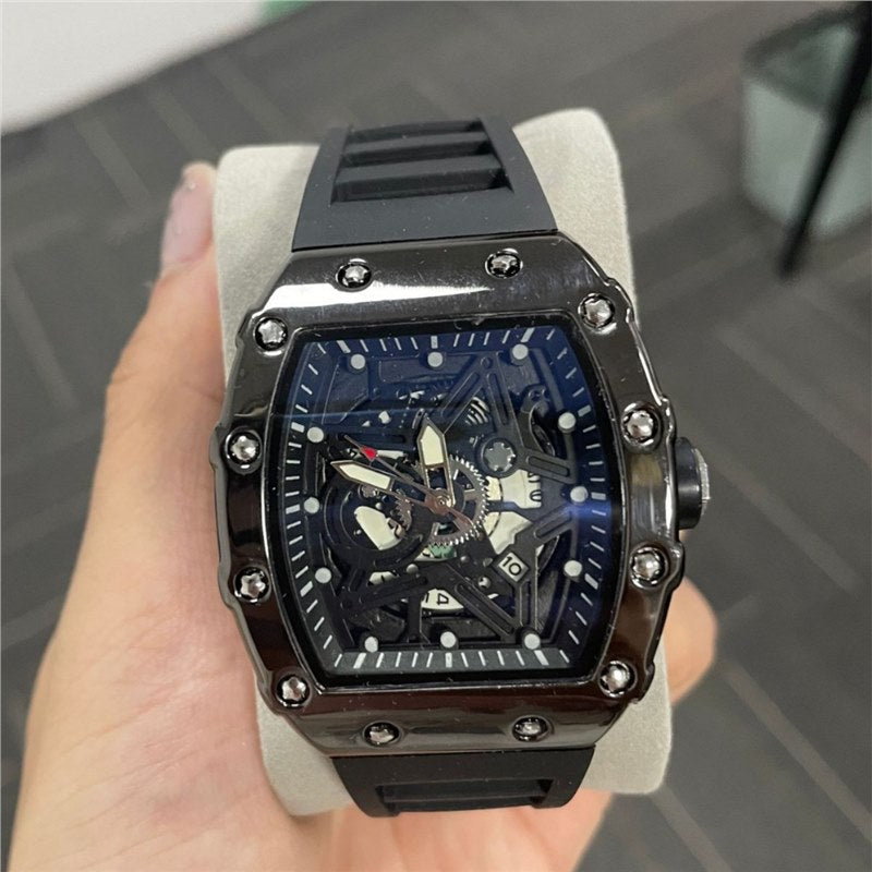 Men's Quartz Watch Luminous Modern | Cylindrical Design Watch