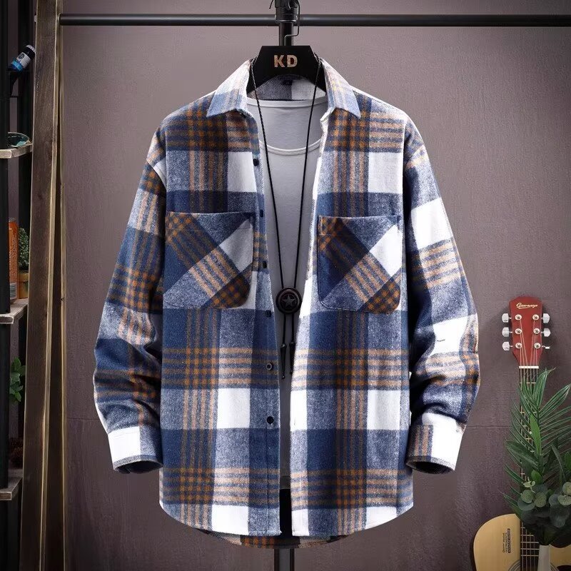 Men's Shirt Jacket Lapels | Trendy Casual Elegant Coat