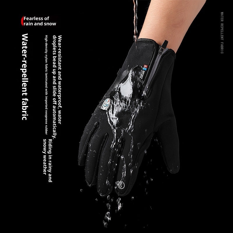 USB Heated Gloves Warm Windproof Waterproof Winter Outdoor