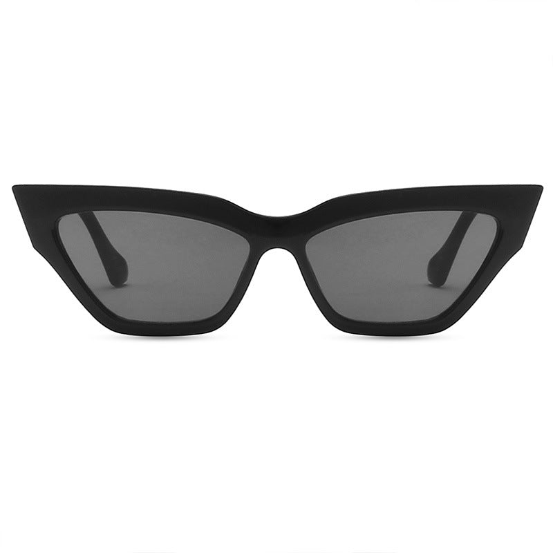 Damen Cat Eye Sonnenbrille mit Kette – Luxus Fashion Brille