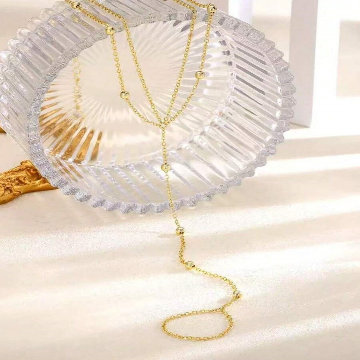 Elegant Ball Bead Anklet for Women - Stylish & Versatile