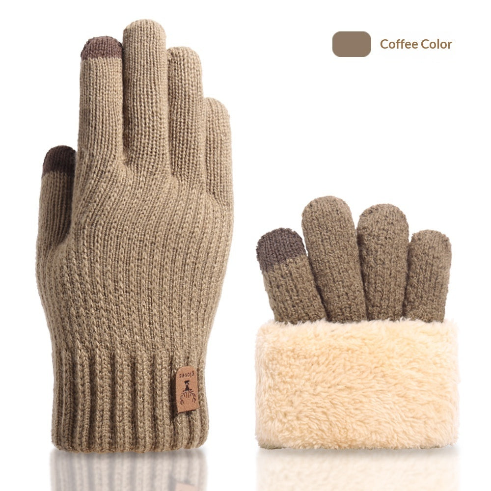 Men's Touchscreen Gloves Warm Fleece Winter Elegant