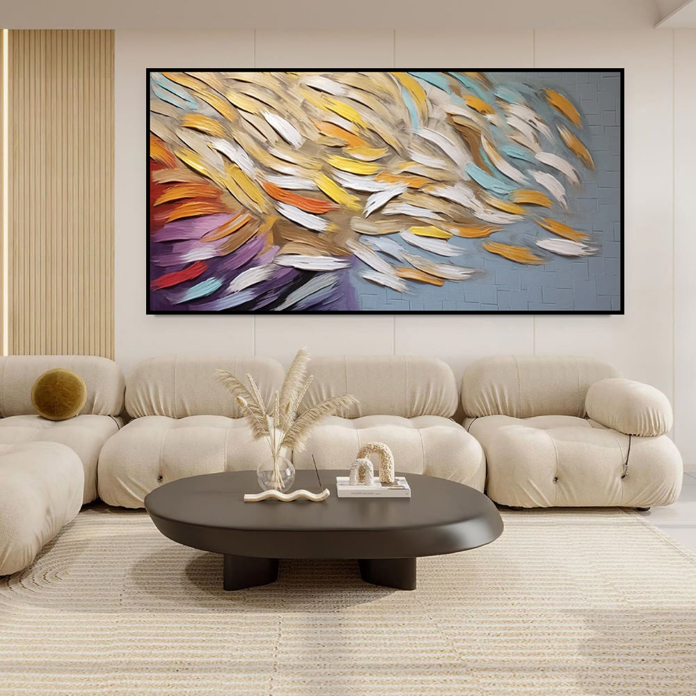 Abstraktes Ölbild handgemalt | Leinwand Wandkunst modern kaufen
