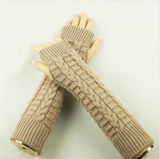 Damen Lange Fingerlose Handschuhe – Korean Style Armwärmer