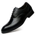 Men's Brogue Leather Shoes Pointed | British Elegant Business