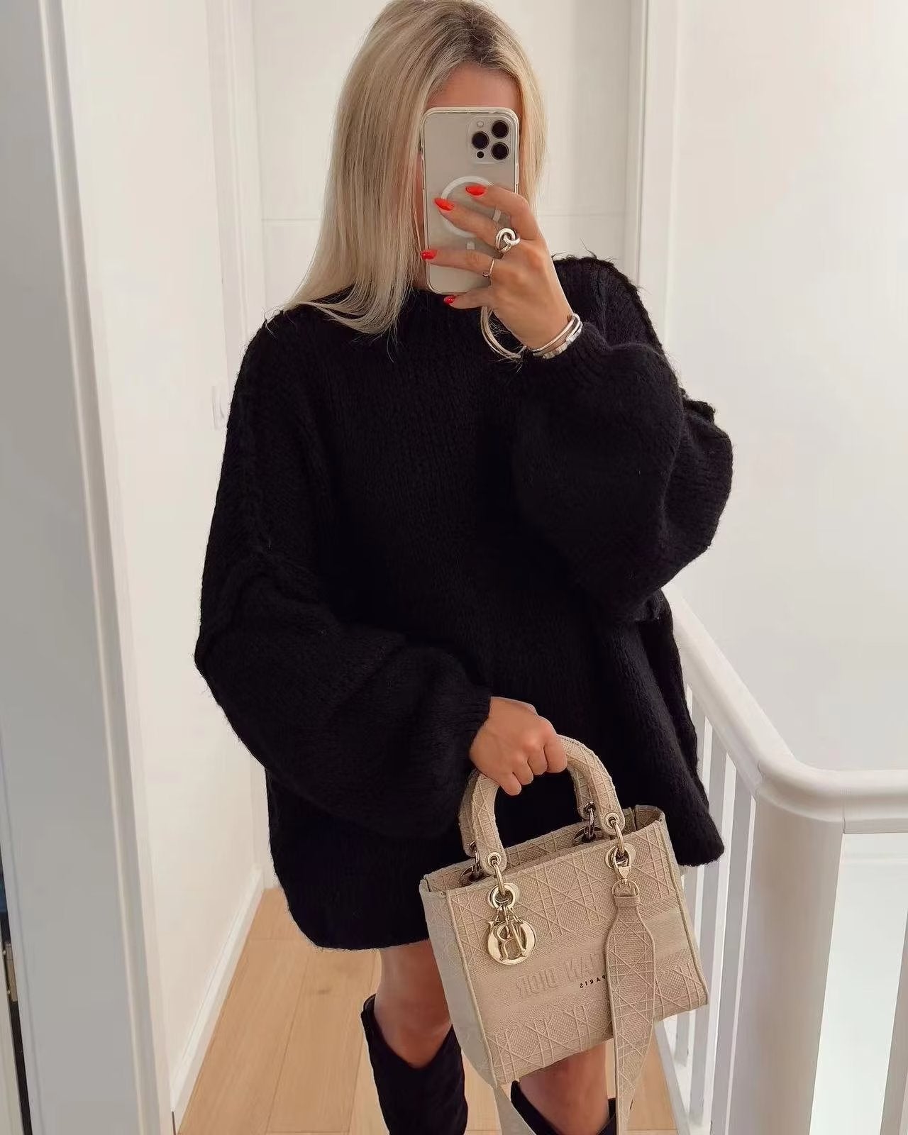 Damen Oversize Plus Size Pullover | Casual Winterlook