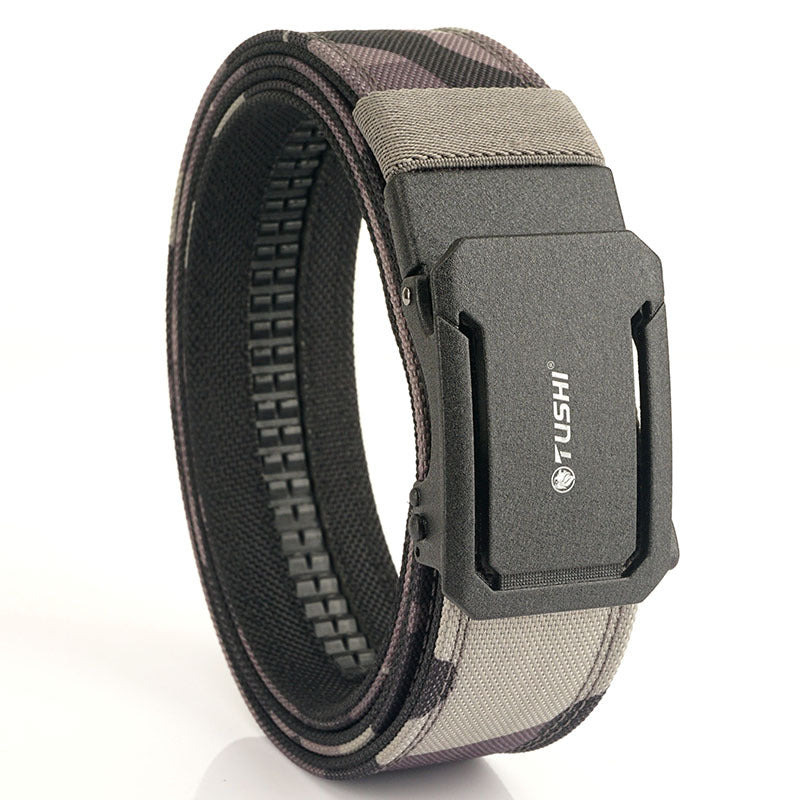 Men's Double-Layer Thickened Tactical Belt