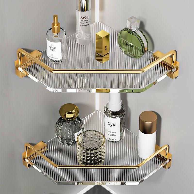 Acrylic Bathroom Shelf | transparent Wall Shelf | modern Bathroom