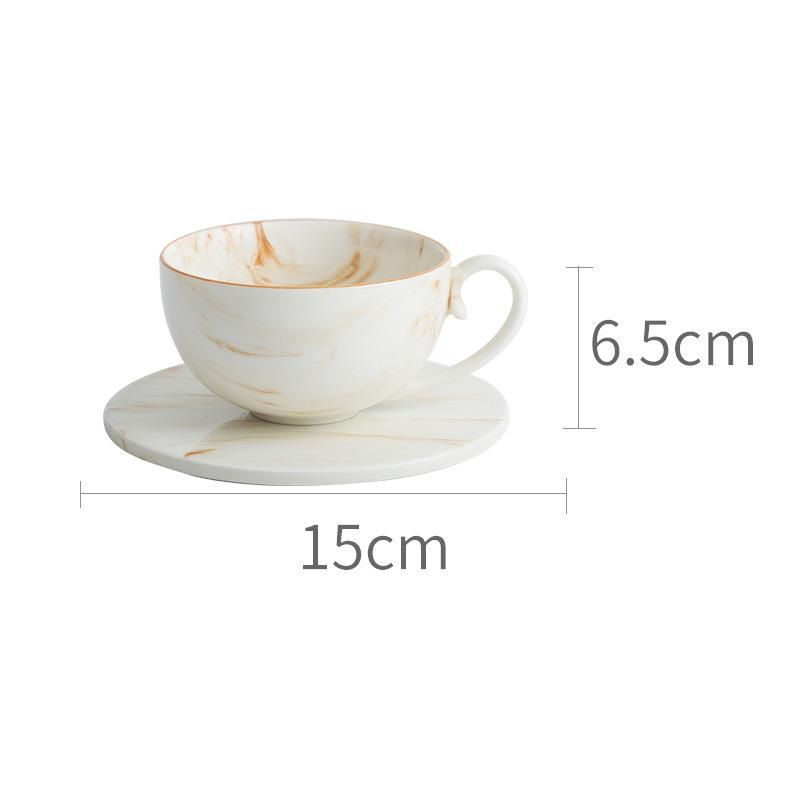 Keramik Schalen Teller Marmor | Elegantes Geschirr Set modern