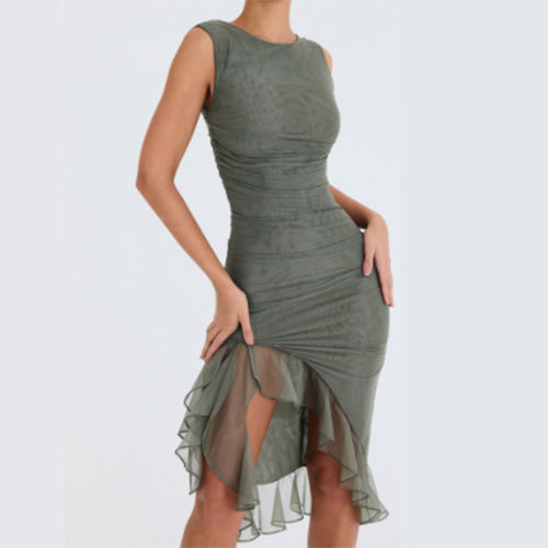 Summer Slim Fit Dress - Sleeveless Sexy Party & Club Dress