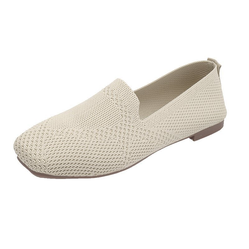 Damen Flyknit Ballerinas Soft-Sohle | Leichte Komfortschuhe