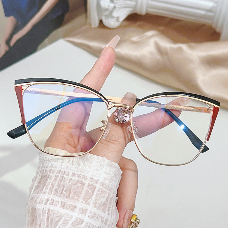 Cat-Eye Blaulichtfilter Brille Damen | UV400 Computerbrille
