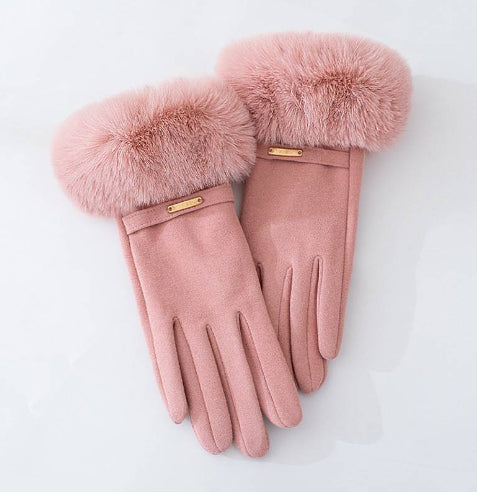 Damen Touchscreen Winterhandschuhe – Gefüttert Warm & Elegant
