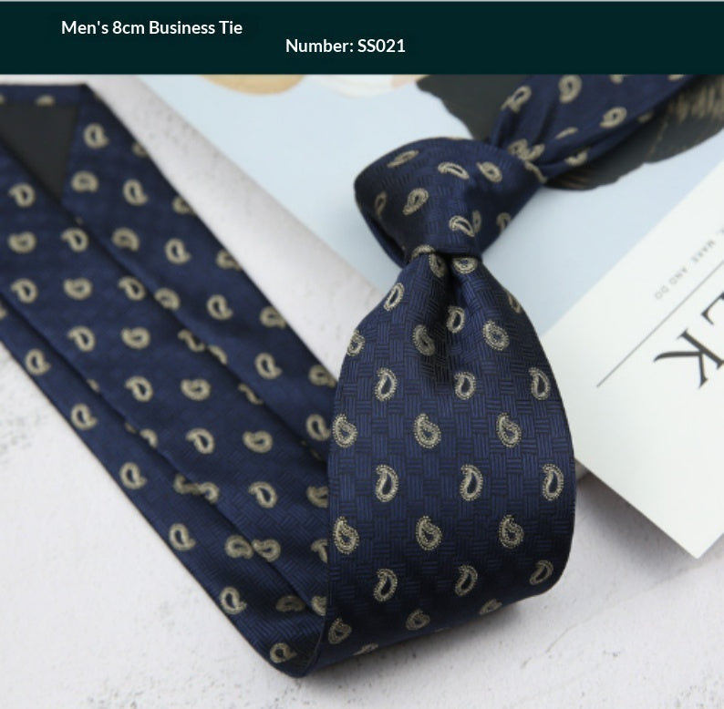Men's Business Tie Elegant Classic Suit Office Style