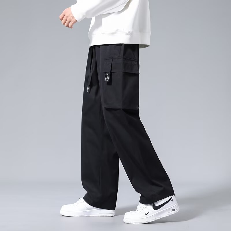 Men's Loose Fit Cargo Pants | Large Pockets | Streetwear Style