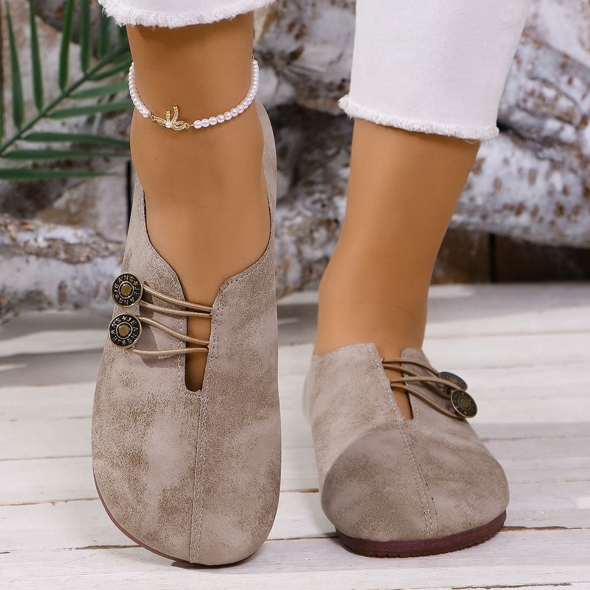 Women's Sandals Square Toe Comfortable | Slip-On Summer Flats Elegant