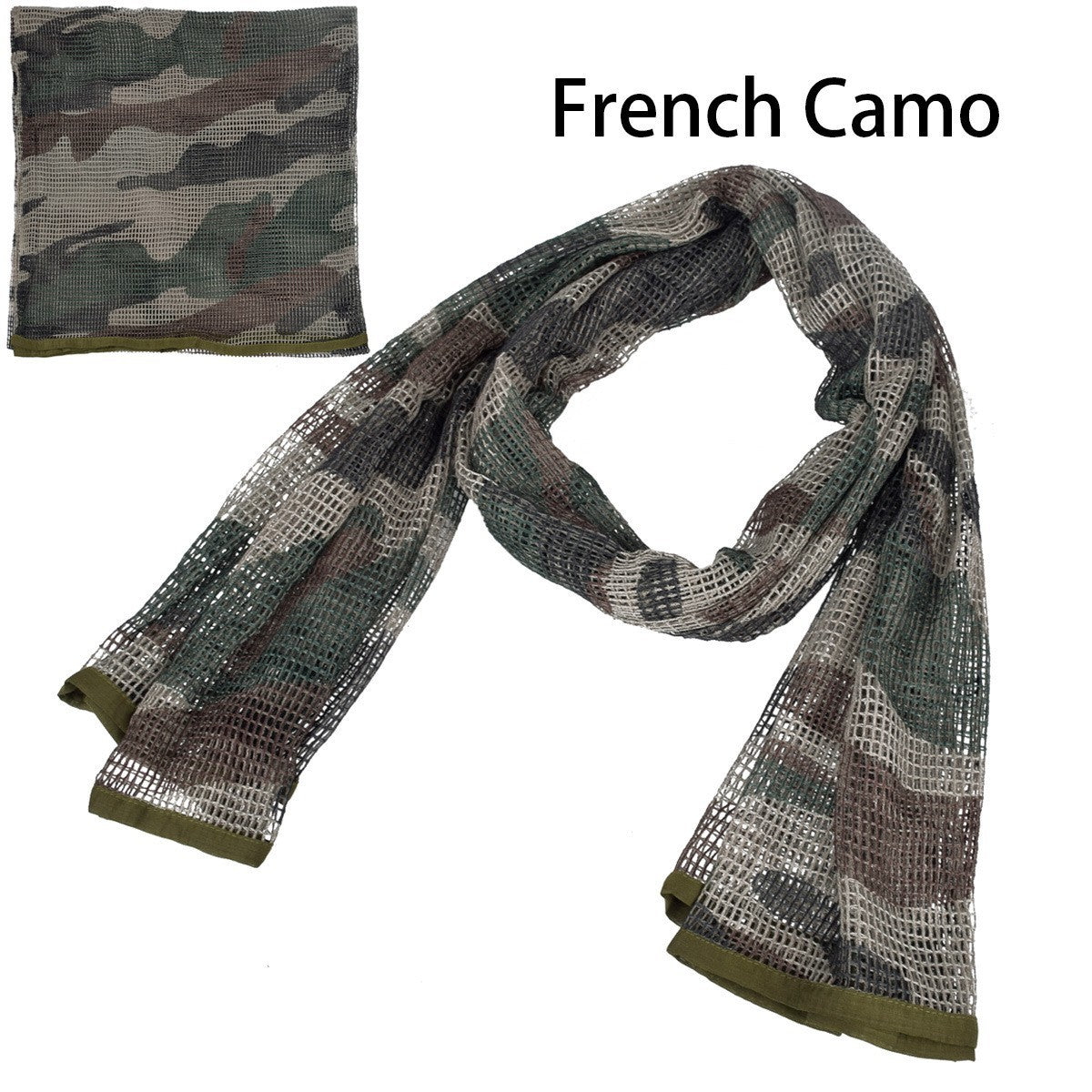 Unisex Outdoor Scarf Camouflage breathable lightweight versatile