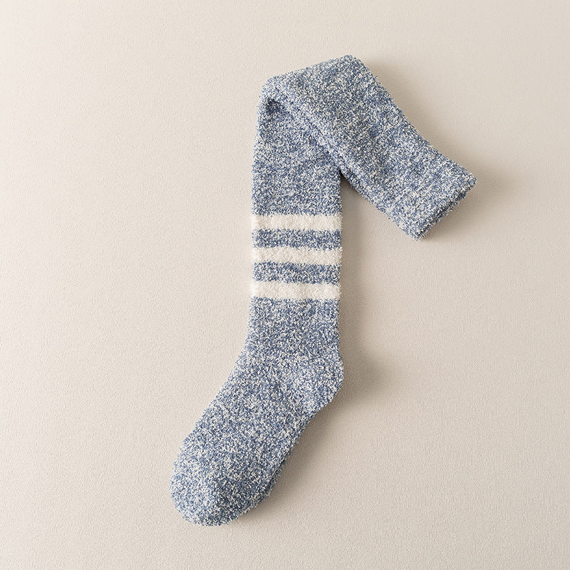 Men's Over-the-Knee Thermal Socks | Coral Fleece extra warm