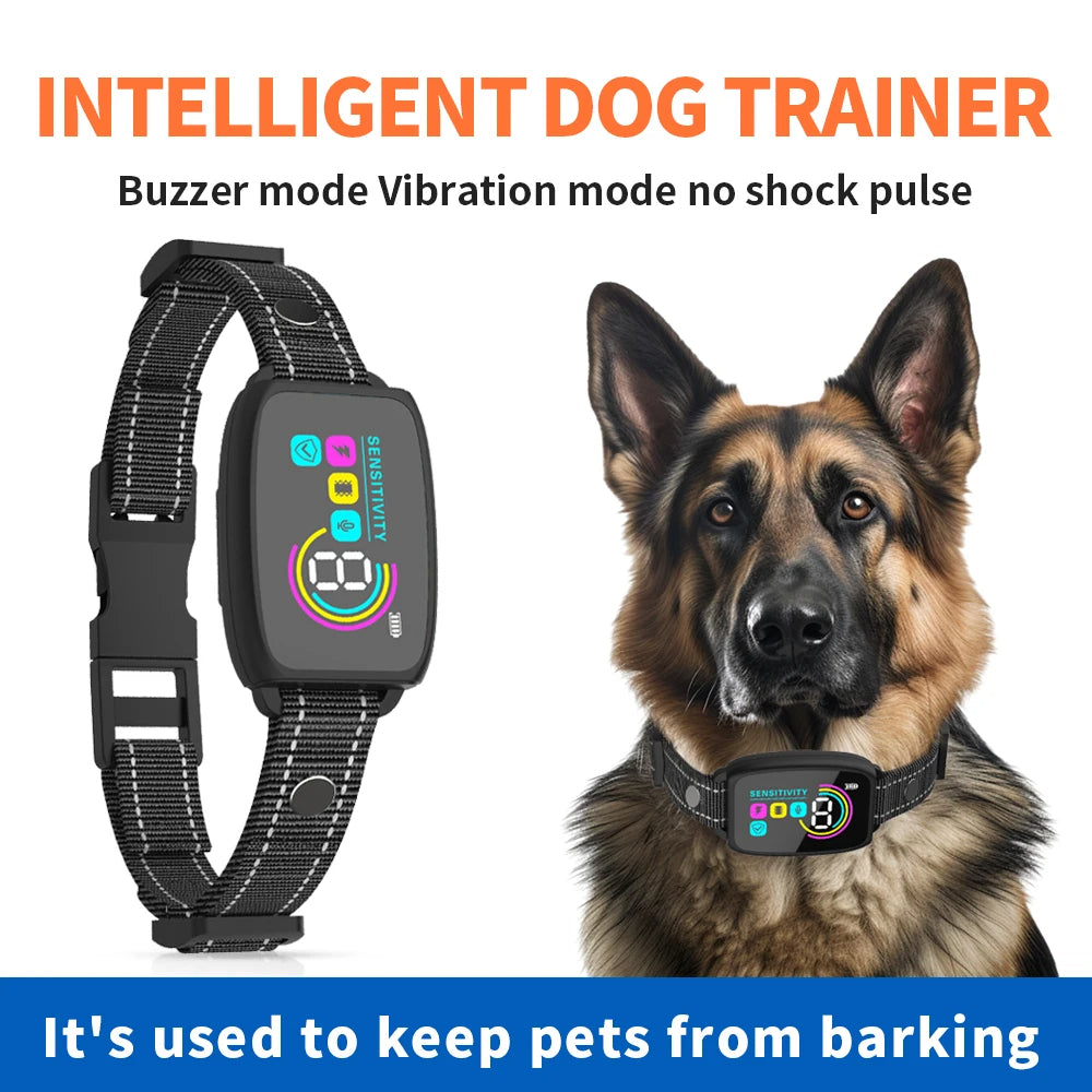 Dog Anti Bark Collar | Smart Waterproof Rechargeable IP67