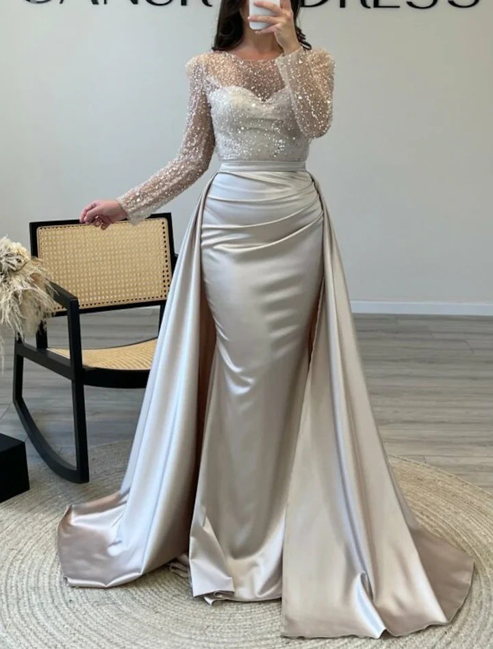 Luxurious Sequin Evening Gown – Elegant Glamour Maxi Dress for Special Occasions